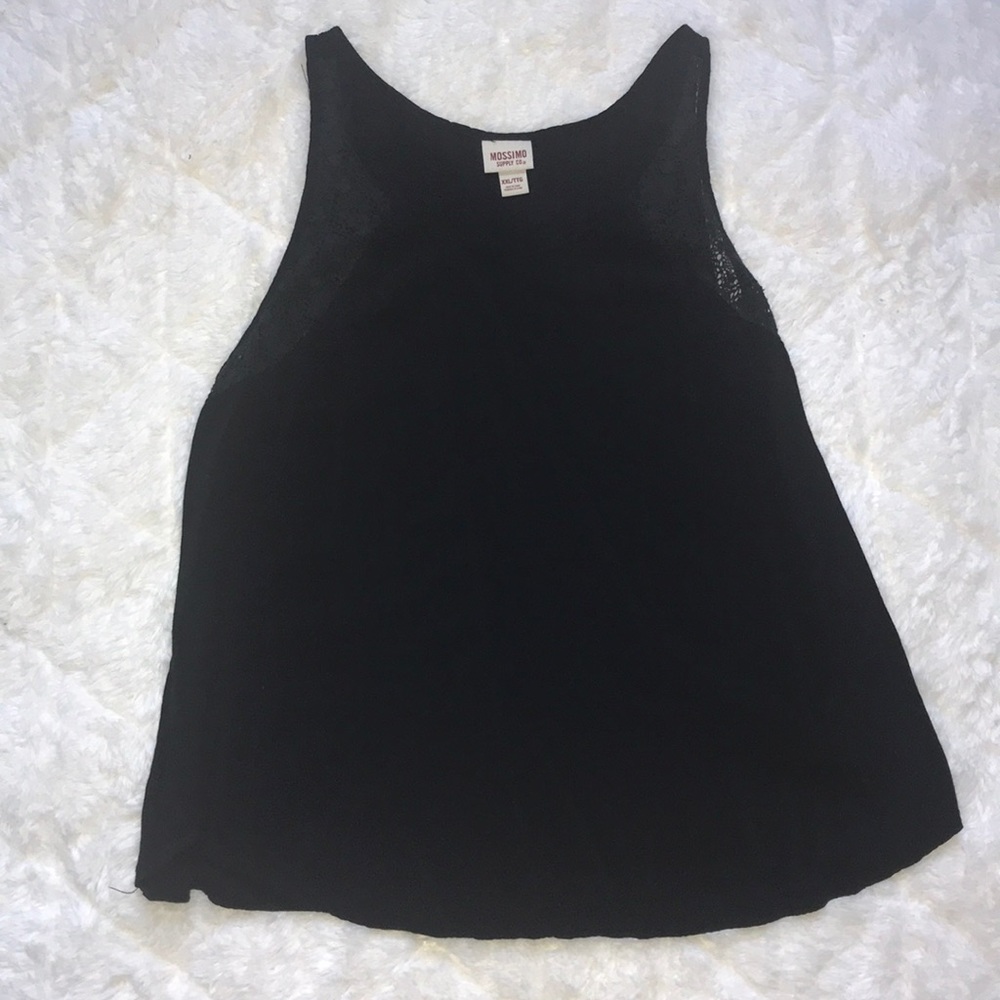 Black tank top